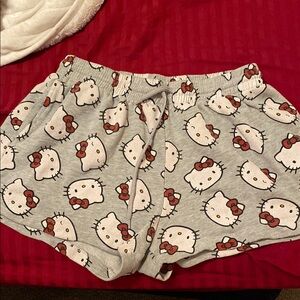 Hello Kitty Gray Lounge Shorts